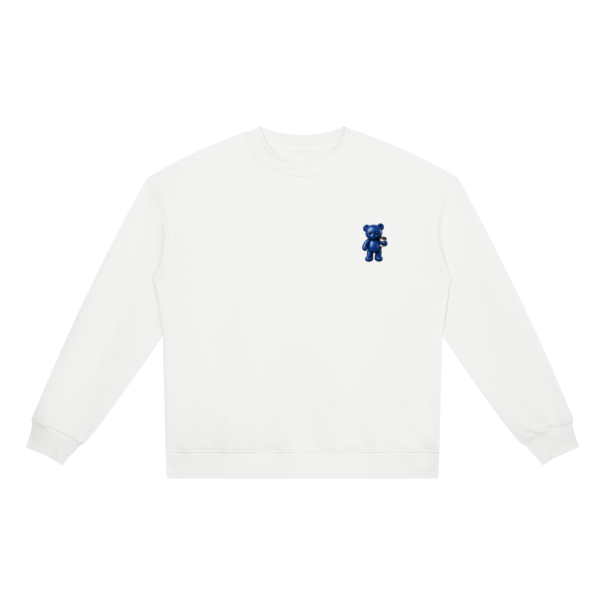 "Vibes & Caffeine" Teddy (s) Unisex Heavyweight Crewneck Sweatshirt