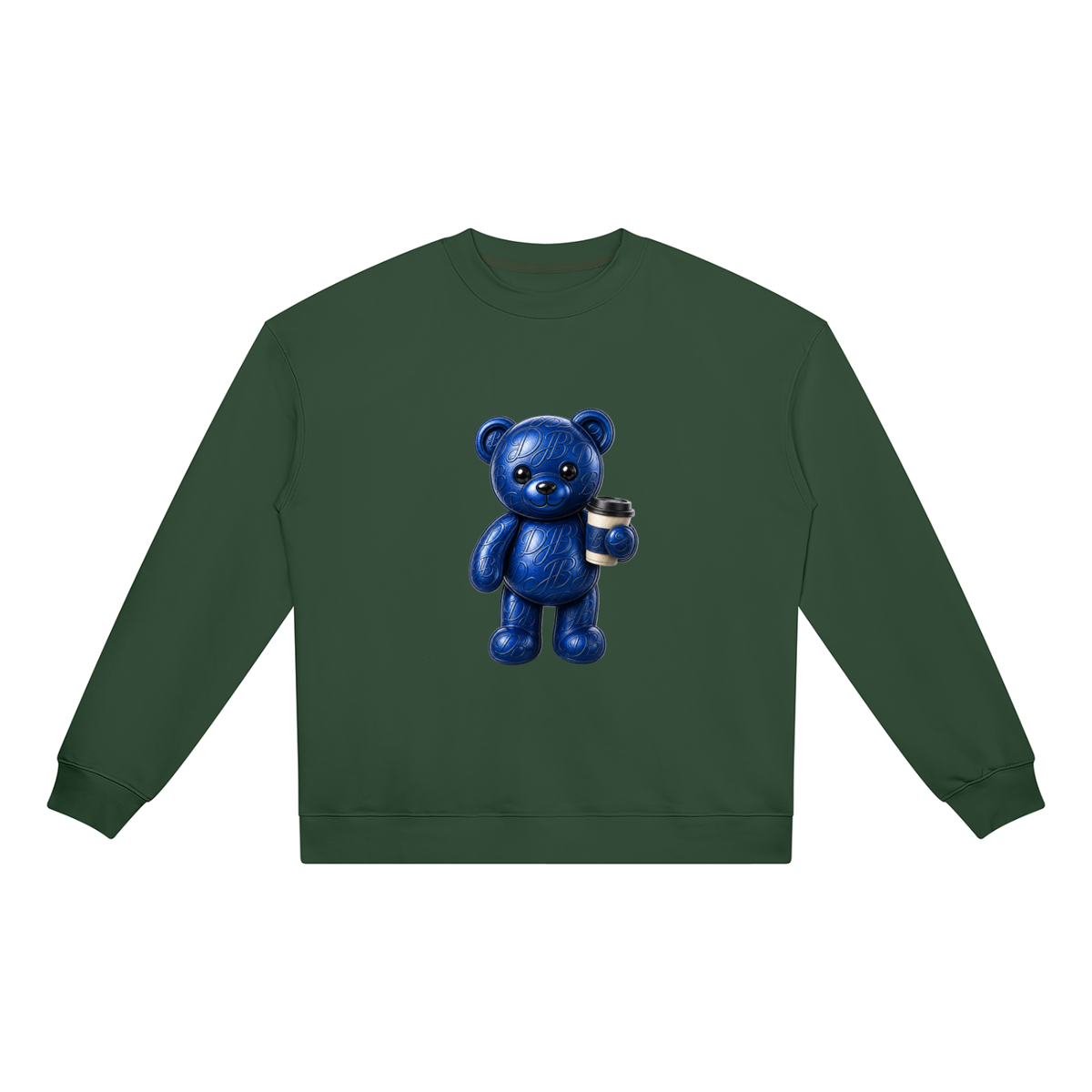 "Vibes & Caffeine" Unisex Heavyweight Crewneck Sweatshirt