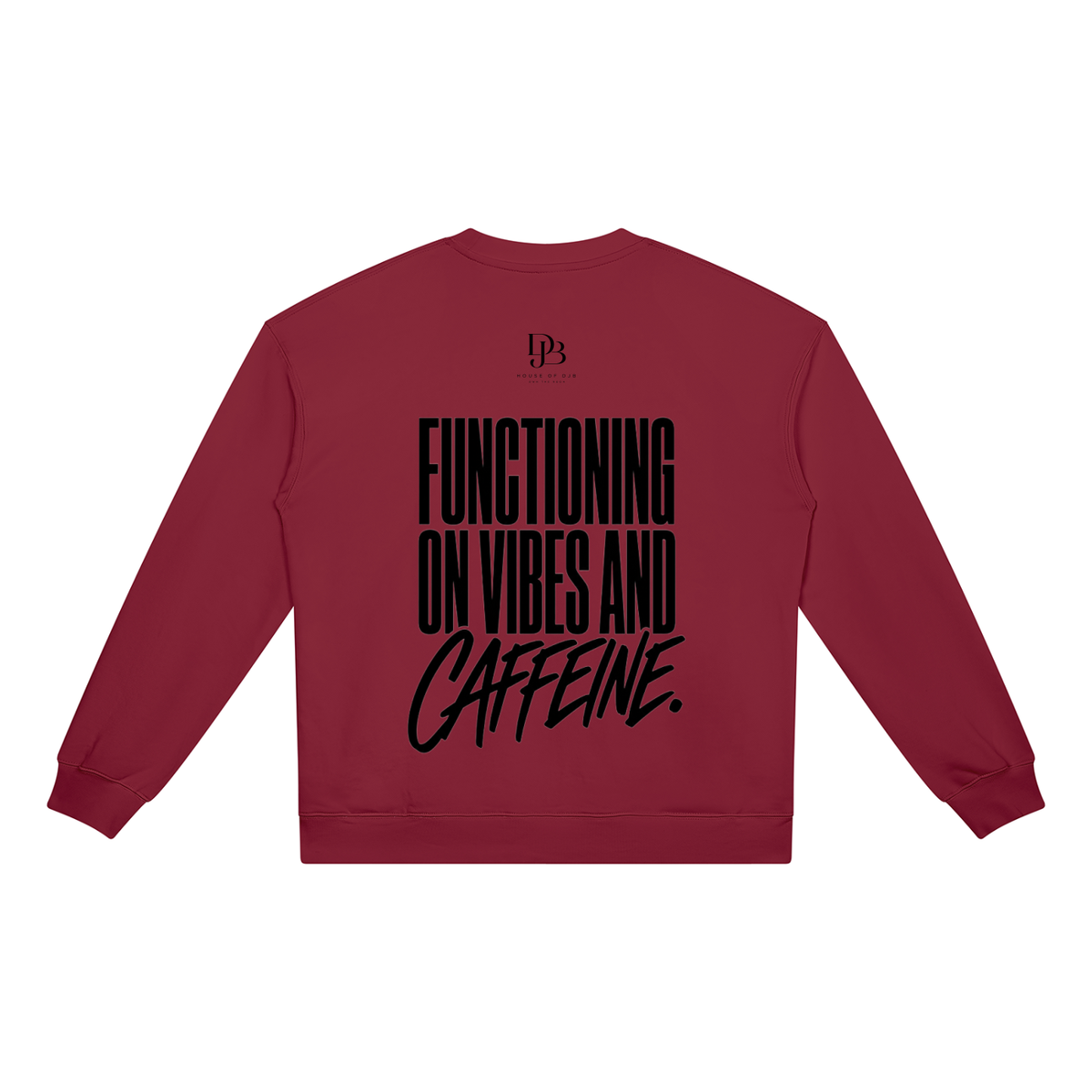 "Vibes & Caffeine" Teddy (s) Unisex Heavyweight Crewneck Sweatshirt