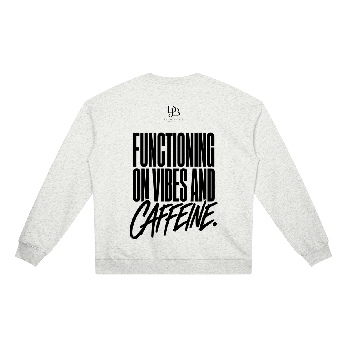"Vibes & Caffeine" Unisex Heavyweight Crewneck Sweatshirt